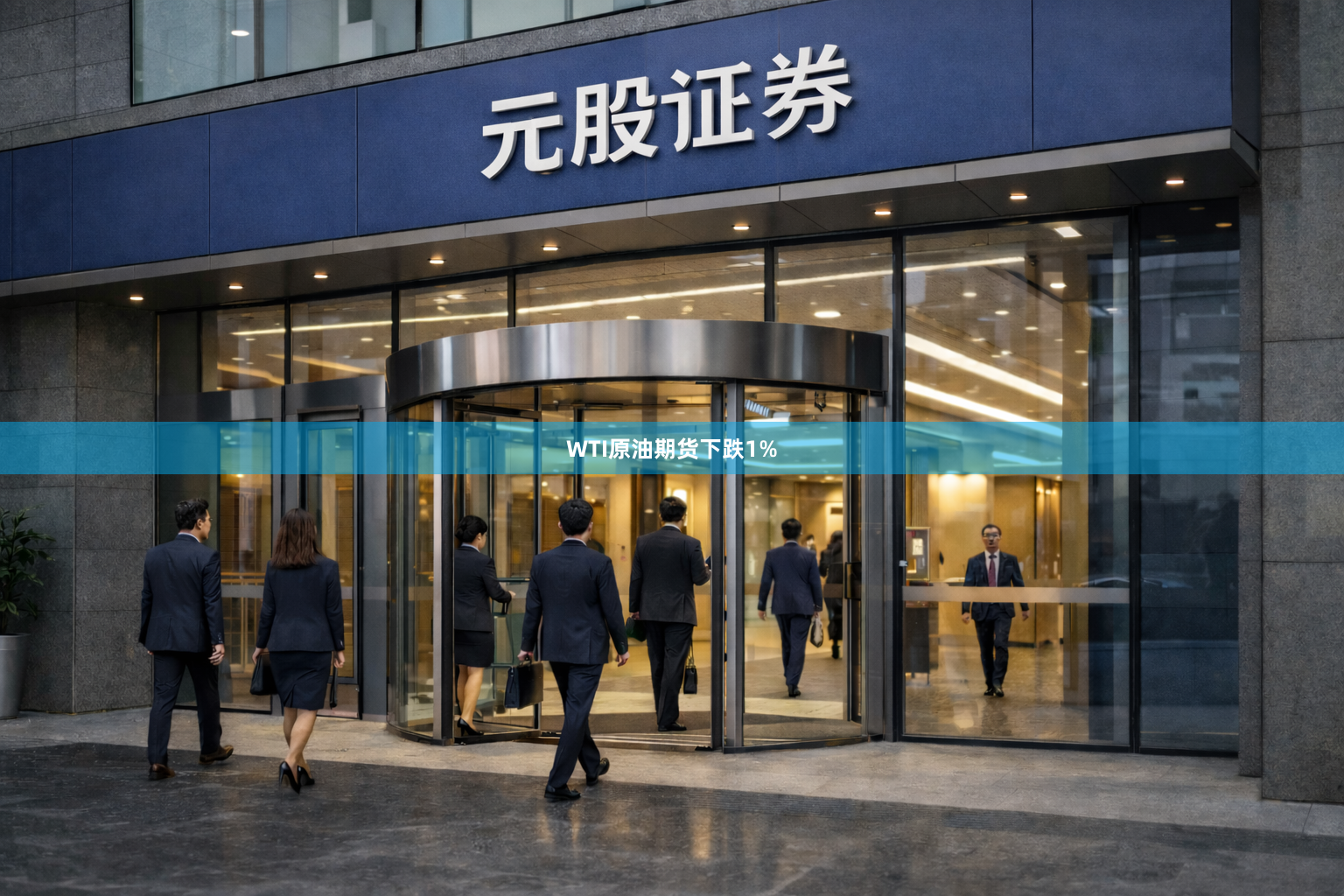 WTI原油期货下跌1%