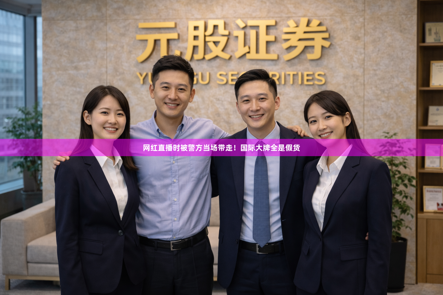 网红直播时被警方当场带走！国际大牌全是假货