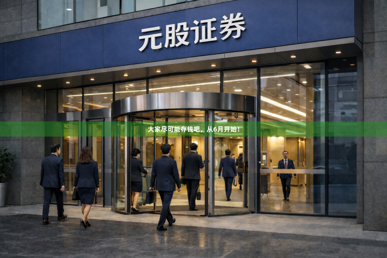 大家尽可能存钱吧，从6月开始！