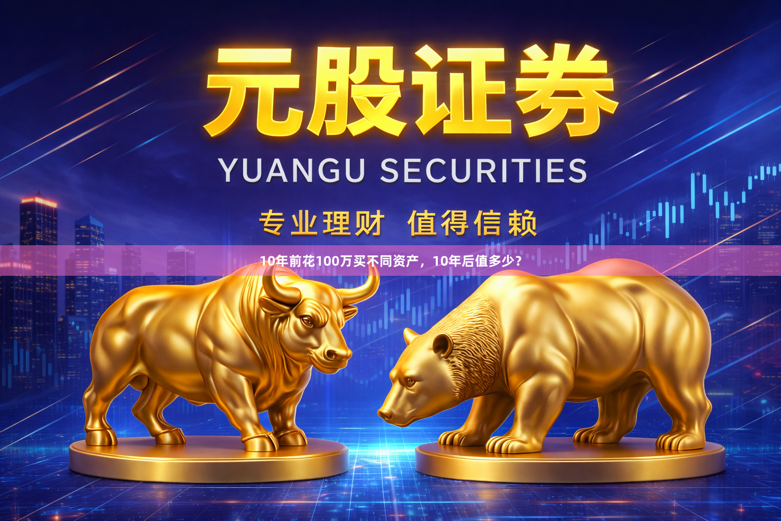 10年前花100万买不同资产，10年后值多少？